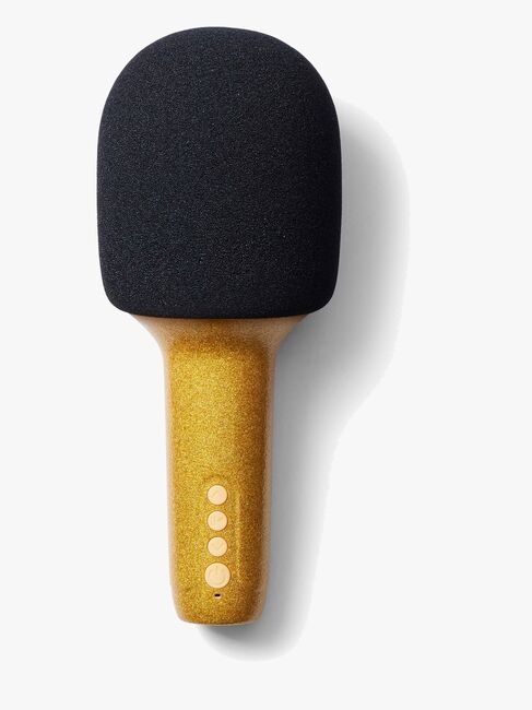 Lalarma Glitter Grove Mikrofon, Guld