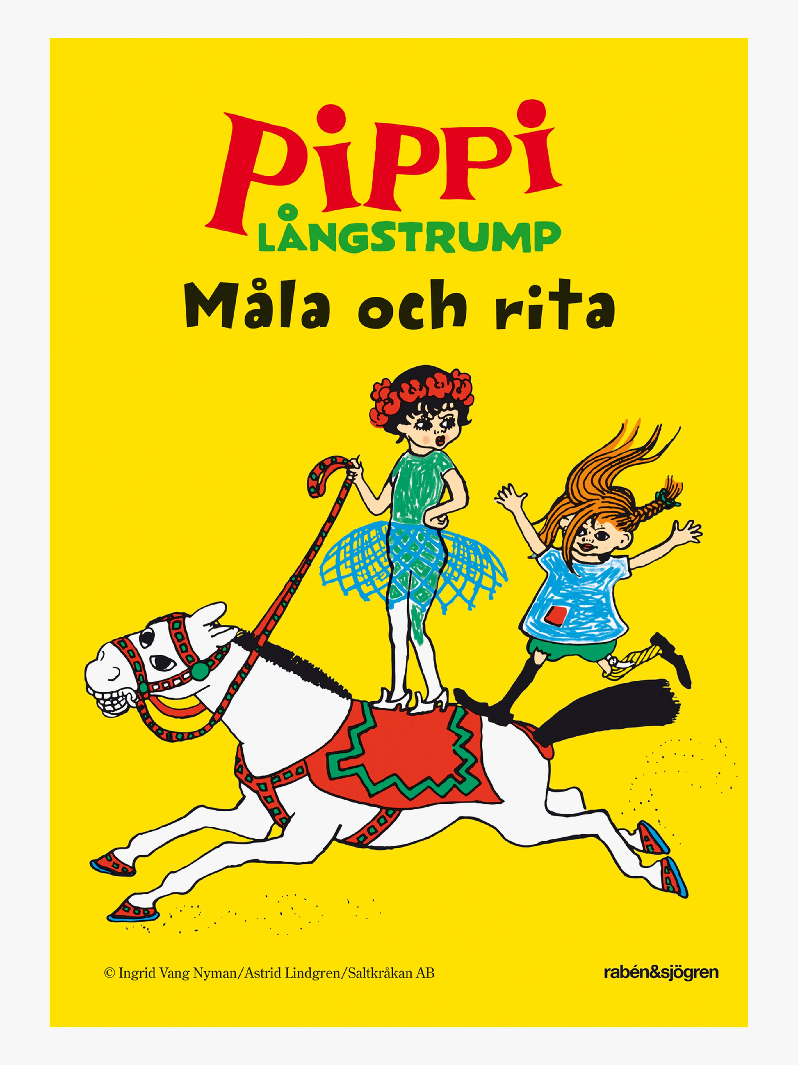 Pippi Långstrump Måla Och Rita