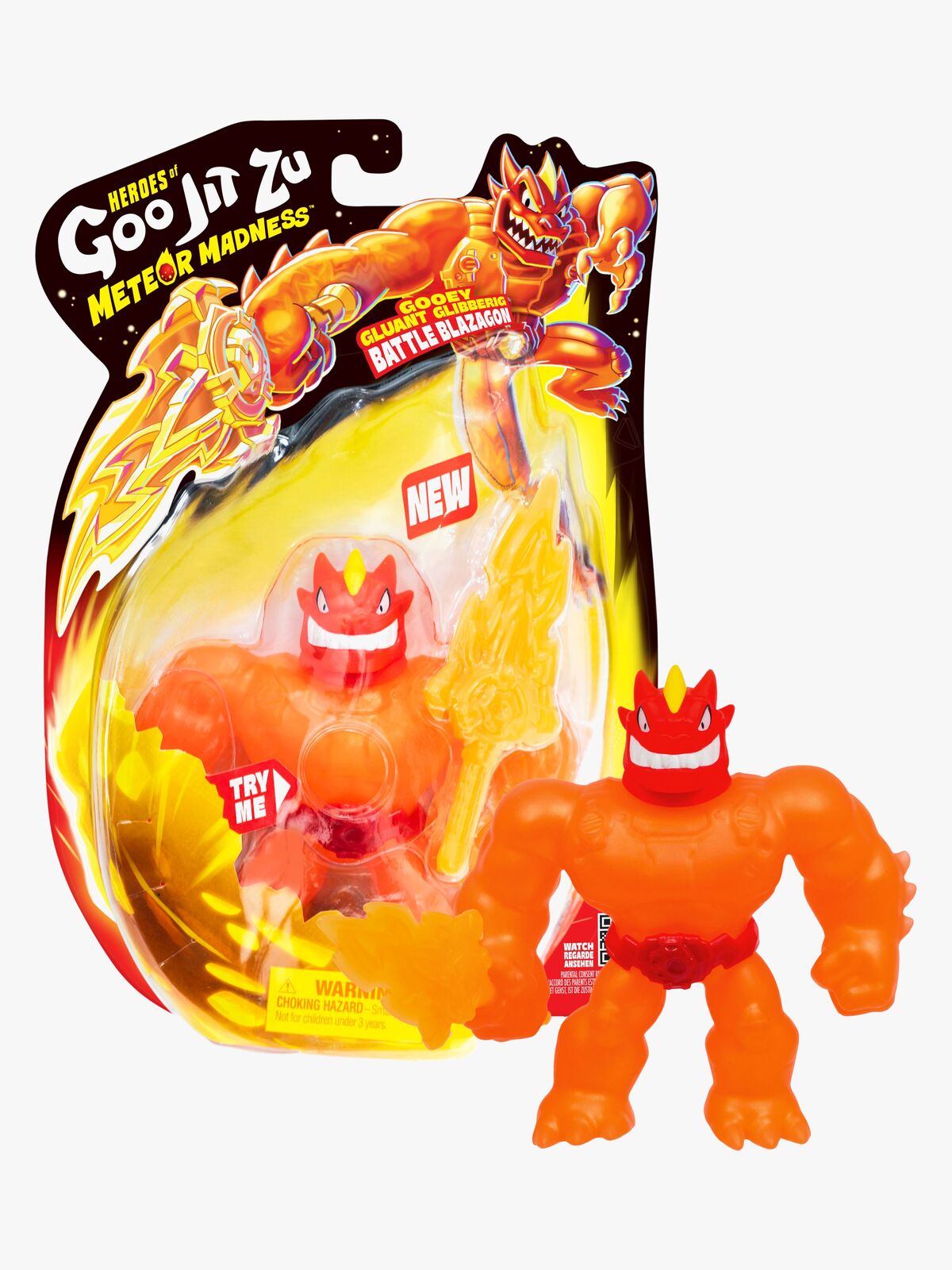 Goo Jit Zu Meteor Madness Actionfigur Blazagon