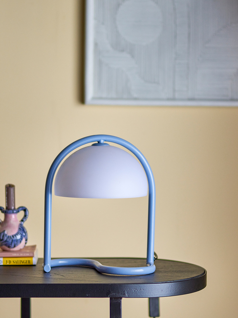 Bloomingville Favour Bordslampa, Blue