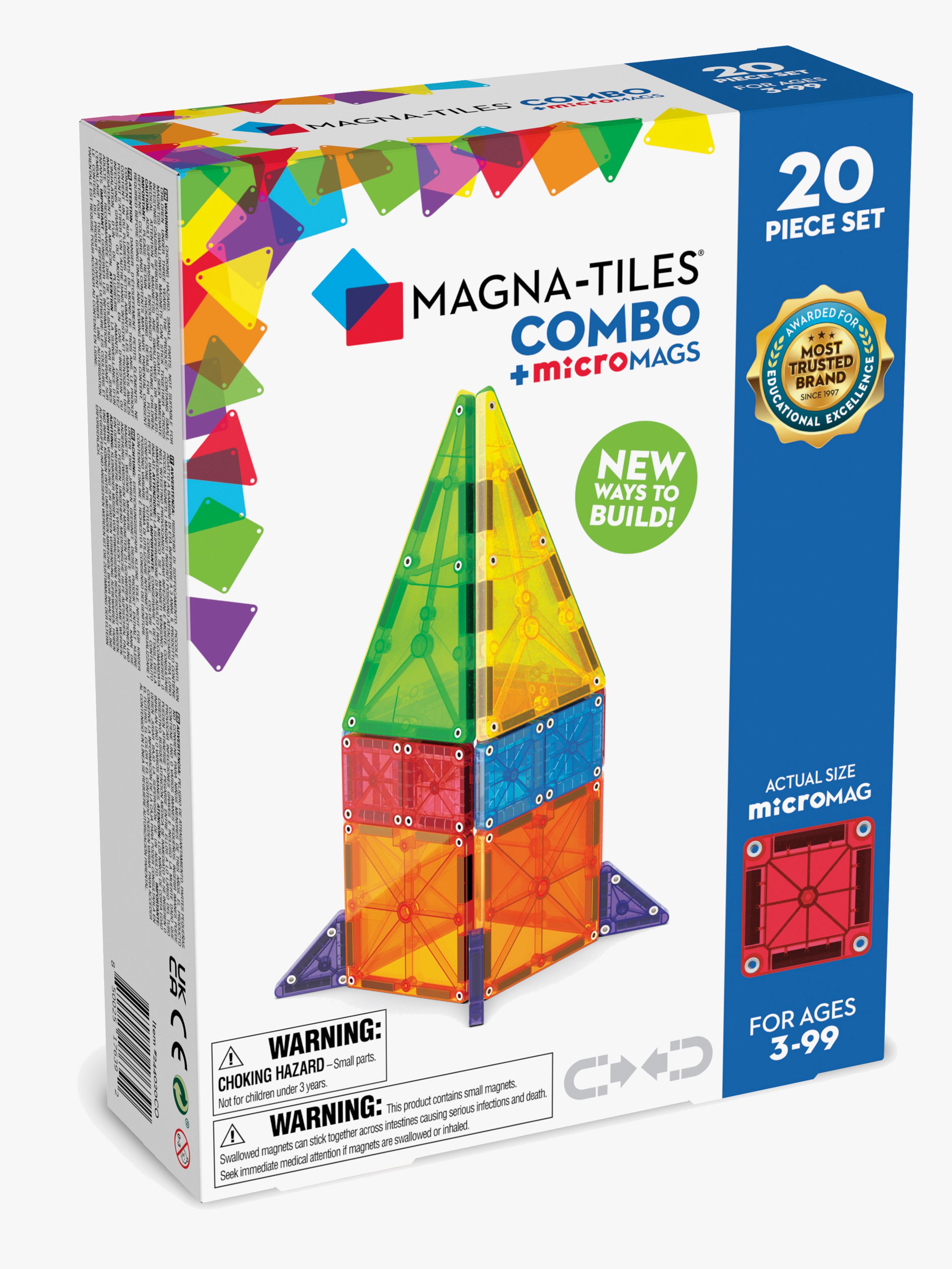 MAGNA-TILES Combo Byggsats 20 Delar