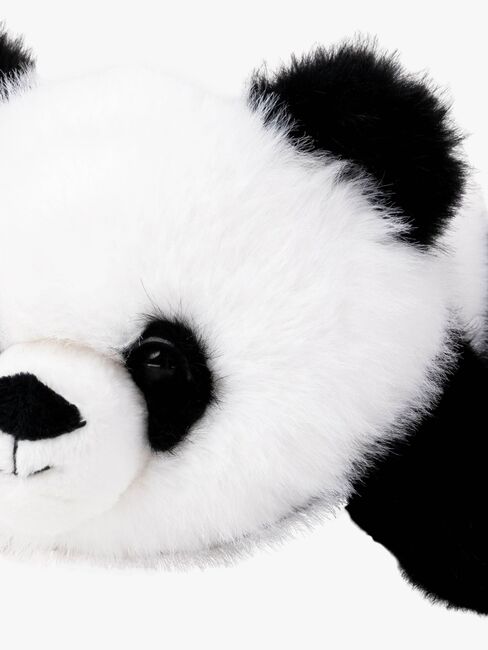 Teddykompaniet Gosedjur Liggande Panda 28 cm, Svart/Vit