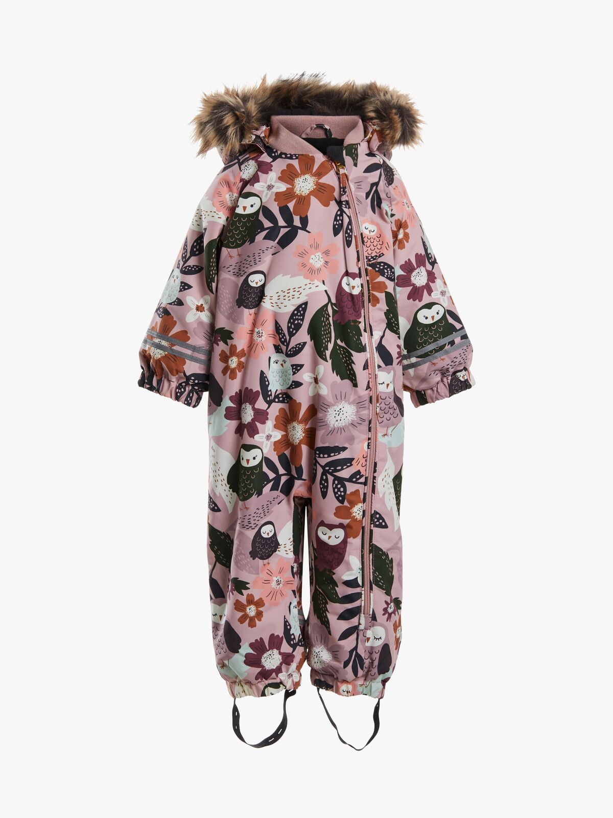 Petite Chérie Atelier Amour Babyoverall, Winterowl Pale Mauve