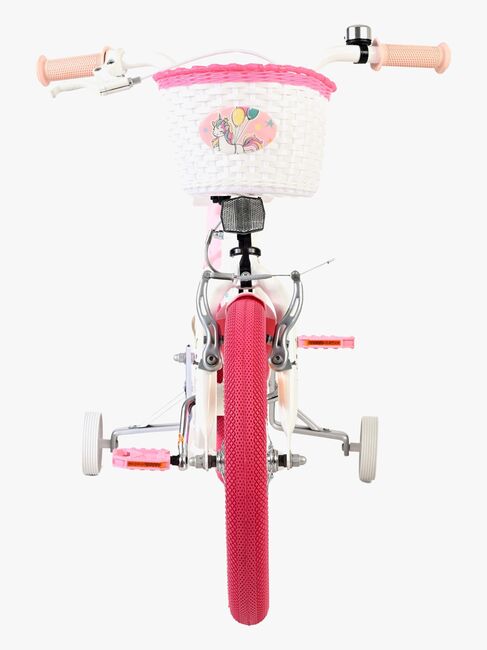 Volare Unicorn Cykel 16 Tum, Vit