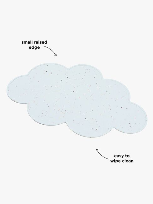 Done By Deer Bordsunderlägg Silikon Confetti, Blue