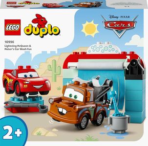 LEGO DUPLO Disney TM 10996 Blixten McQueen och Bärgarns roliga biltvätt
