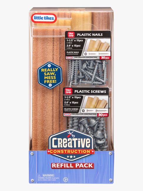 Little Tikes Creative Construction Refillset med Spik & Skruv
