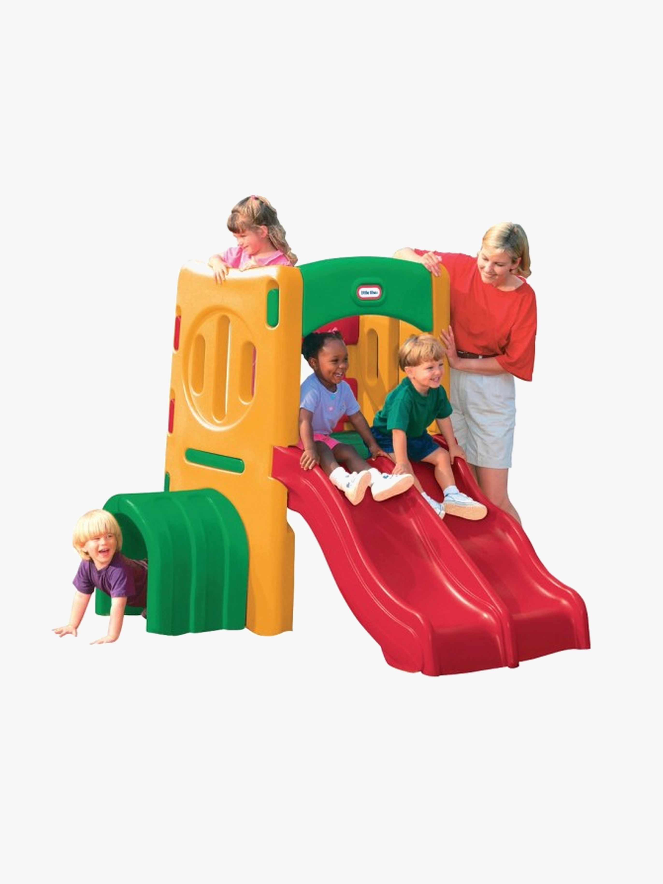 Little Tikes Climber Lekställning – klätterlek med dubbla rutschkanor för 1–8 år