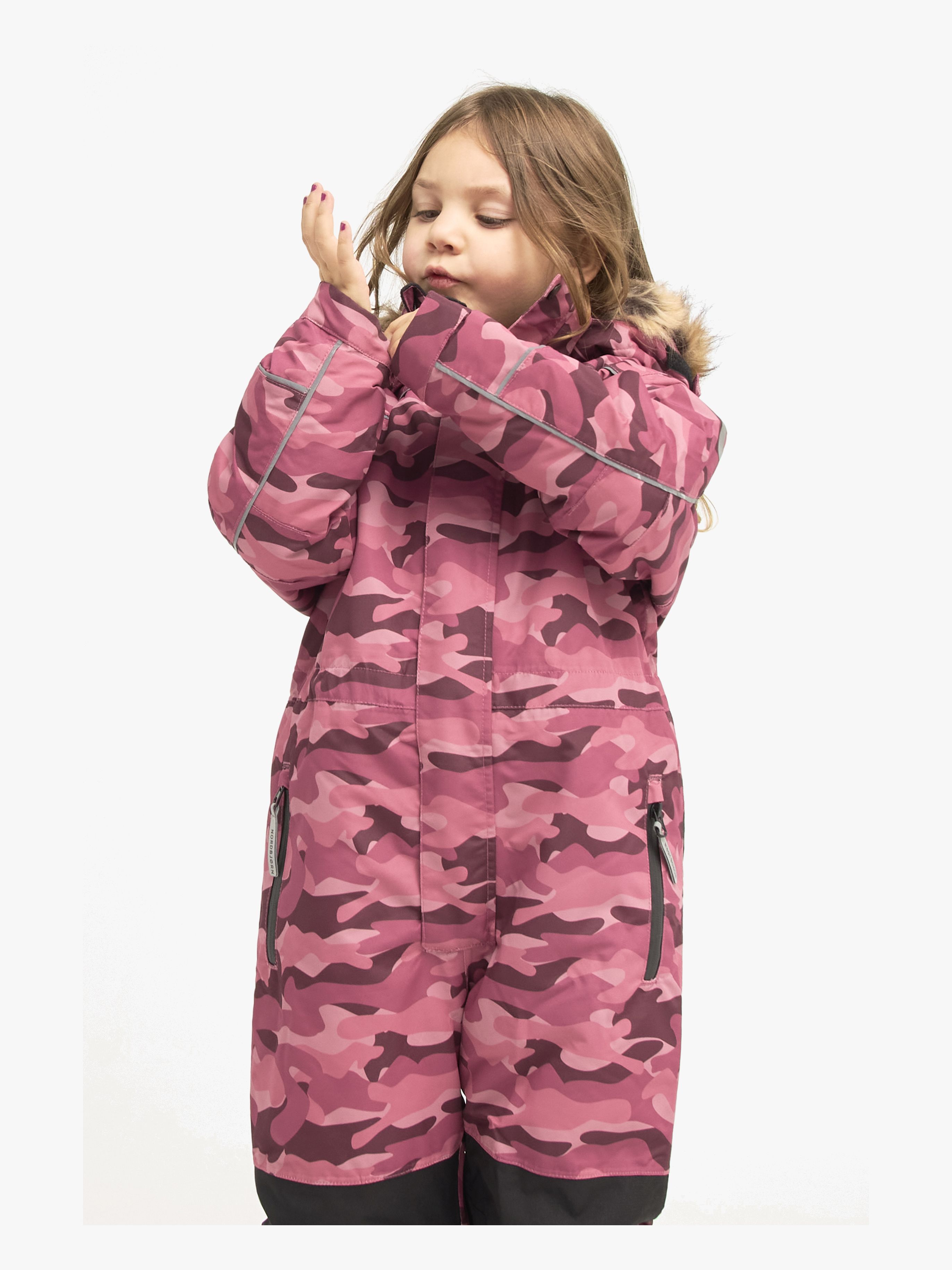 Nordbjørn Arctic Overall Hide And Seek Pink 110