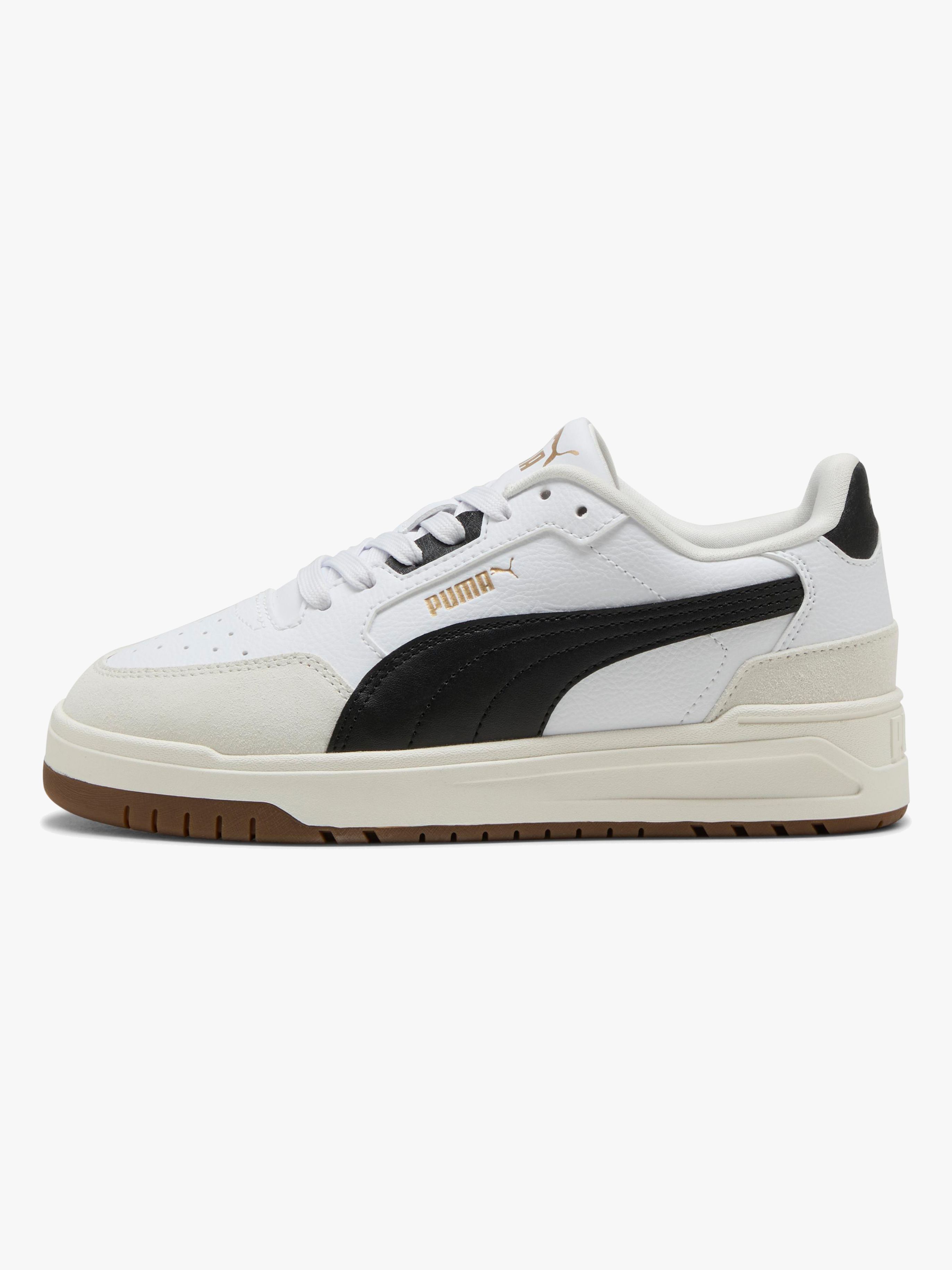 Puma Shuffle Downtown Lo OG Jr Sneakers, White/Black, 38