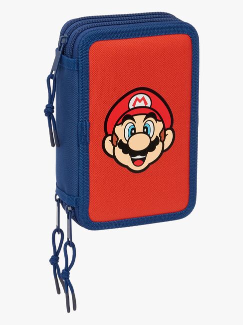 Super Mario  Fyllt Trippelpennfodral 37 Delar, Mamma Mia