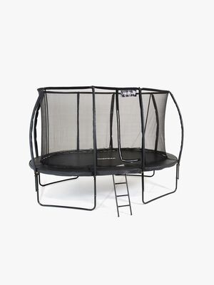 Pinepeak Studsmatta inkl. Skyddsnät 213x305 cm, Svart