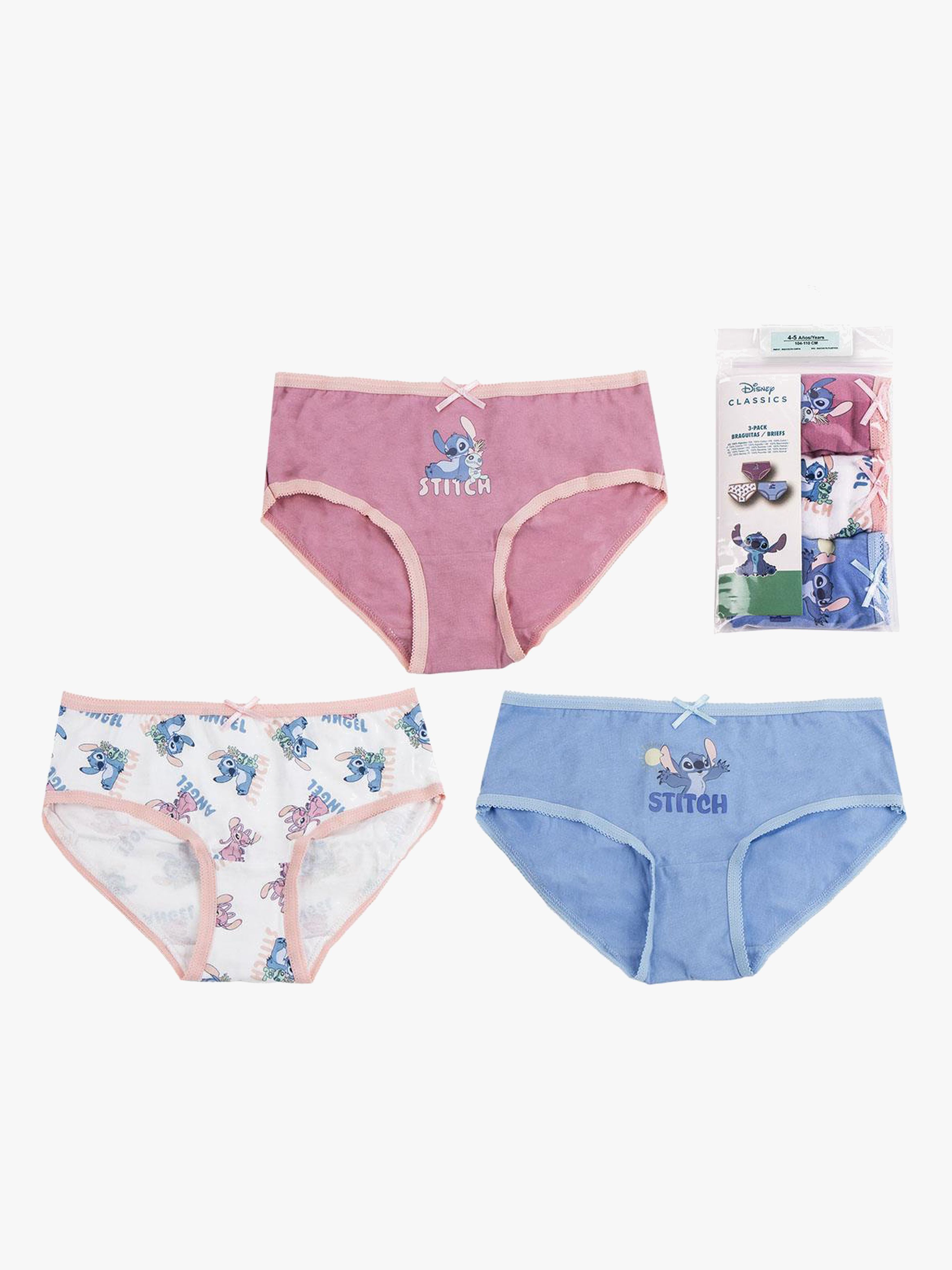 Disney Lilo & Stitch Trosor 3-Pack, 6-7 år
