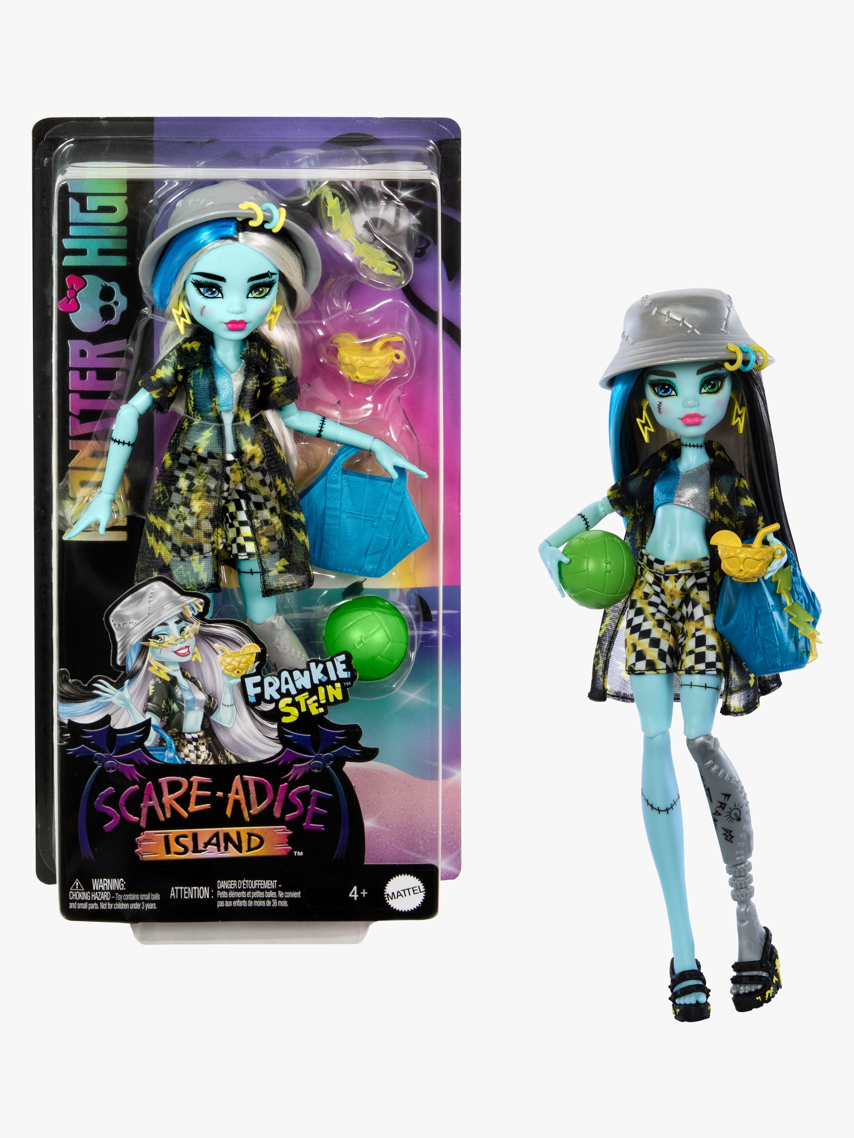 Monster High Scare-adise Island Docka Frankie Stein