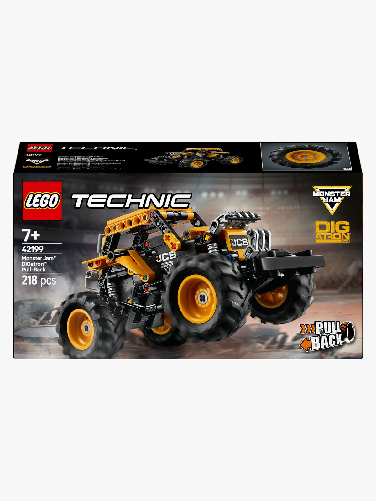 LEGO Technic 42199 Monster Jam DIGatron med pull-back