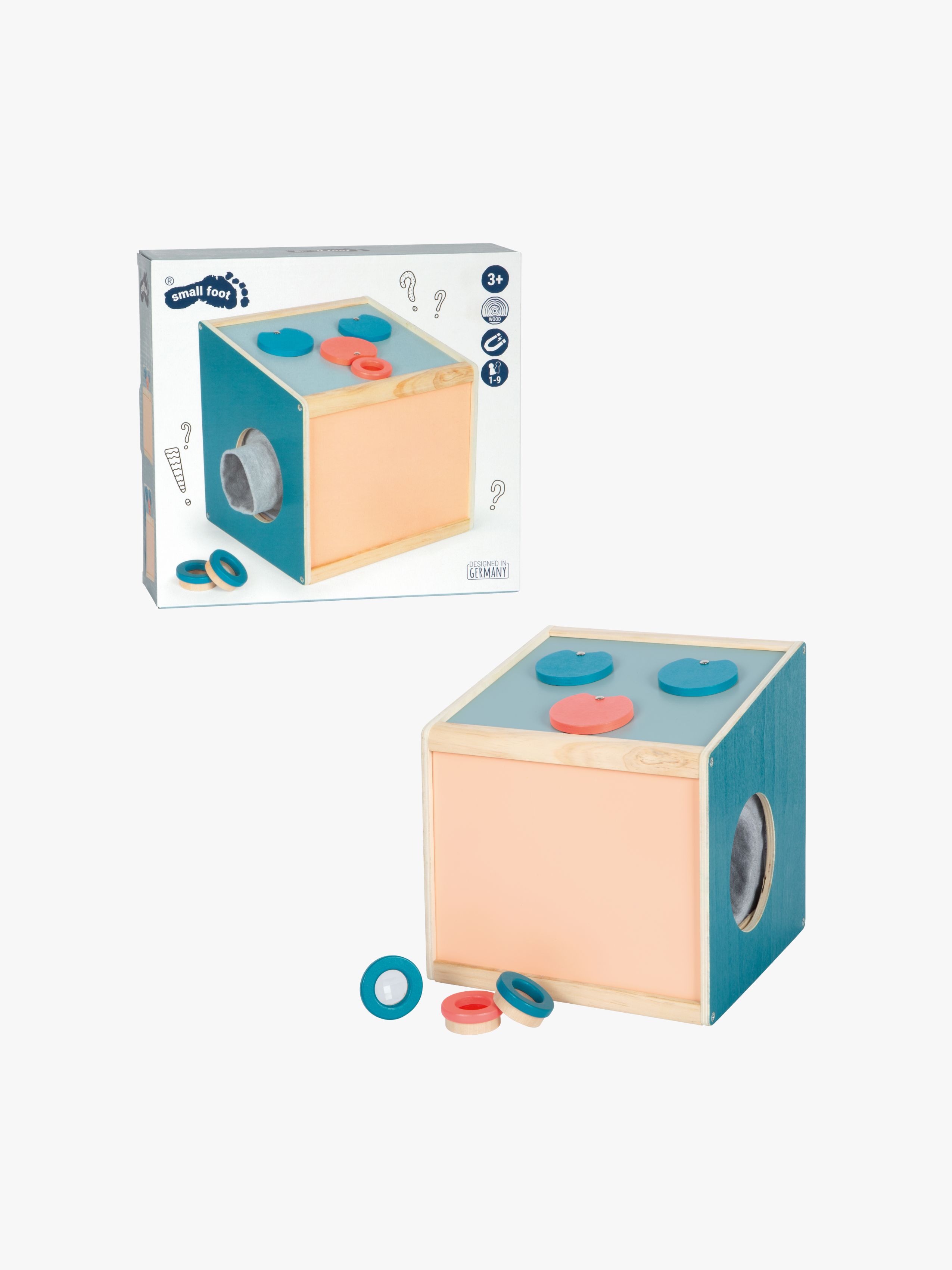 Small Foot  Sensorisk Känselbox med 3 Olika Linser