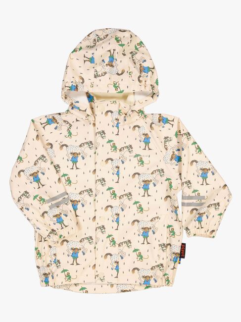 Geggamoja Fodrat Regnställ Pippi Långstrump, Beige