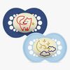 MAM Orginal Night Nappar Silikon 2-Pack 16-36m, Blå