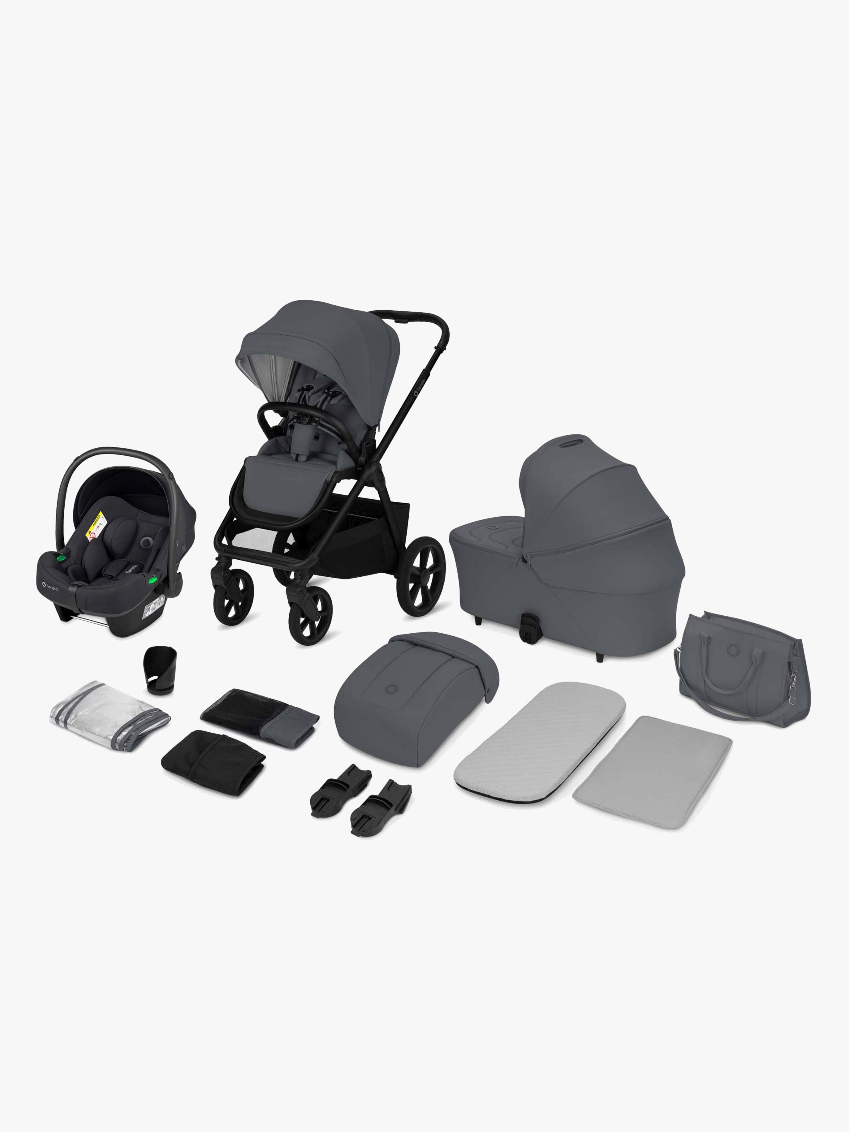 Lionelo CARMINE 3-in-1 Duovagn, Grey Stone