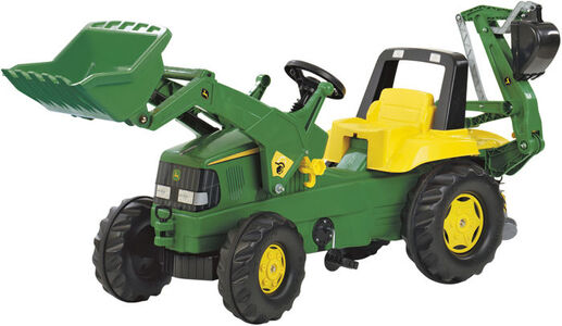 Rolly Toys Junior Traktor JD med Grävare