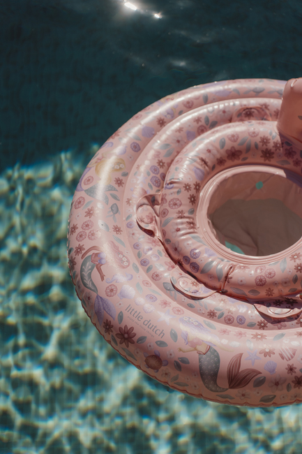 Little Dutch Dreamy Mermaid Baby Badring, Pink