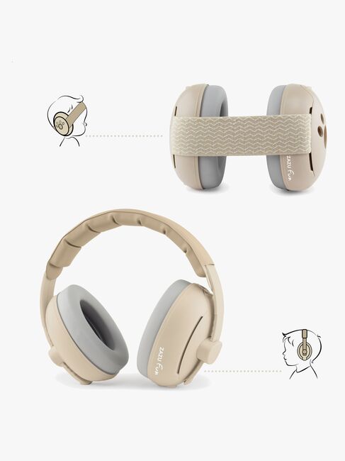 ZAZU Hörselskydd, Jr Beige