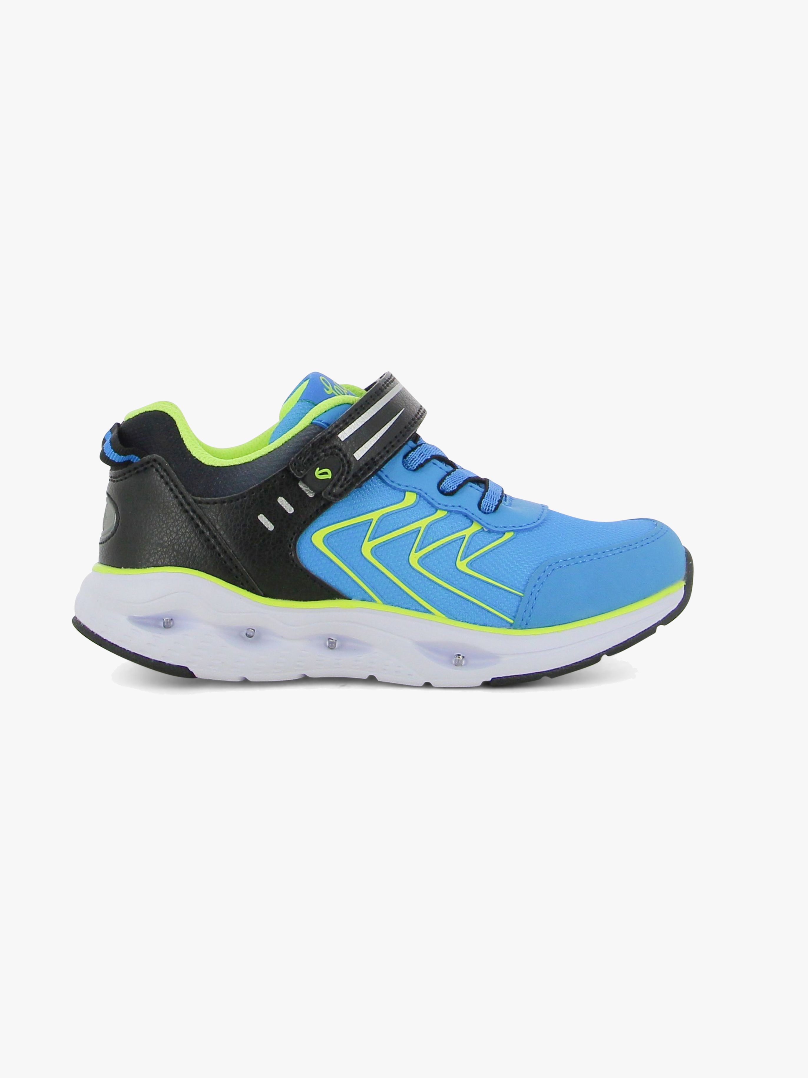 Leaf Varberg Blinkande Sneakers, Blue/Black, 34