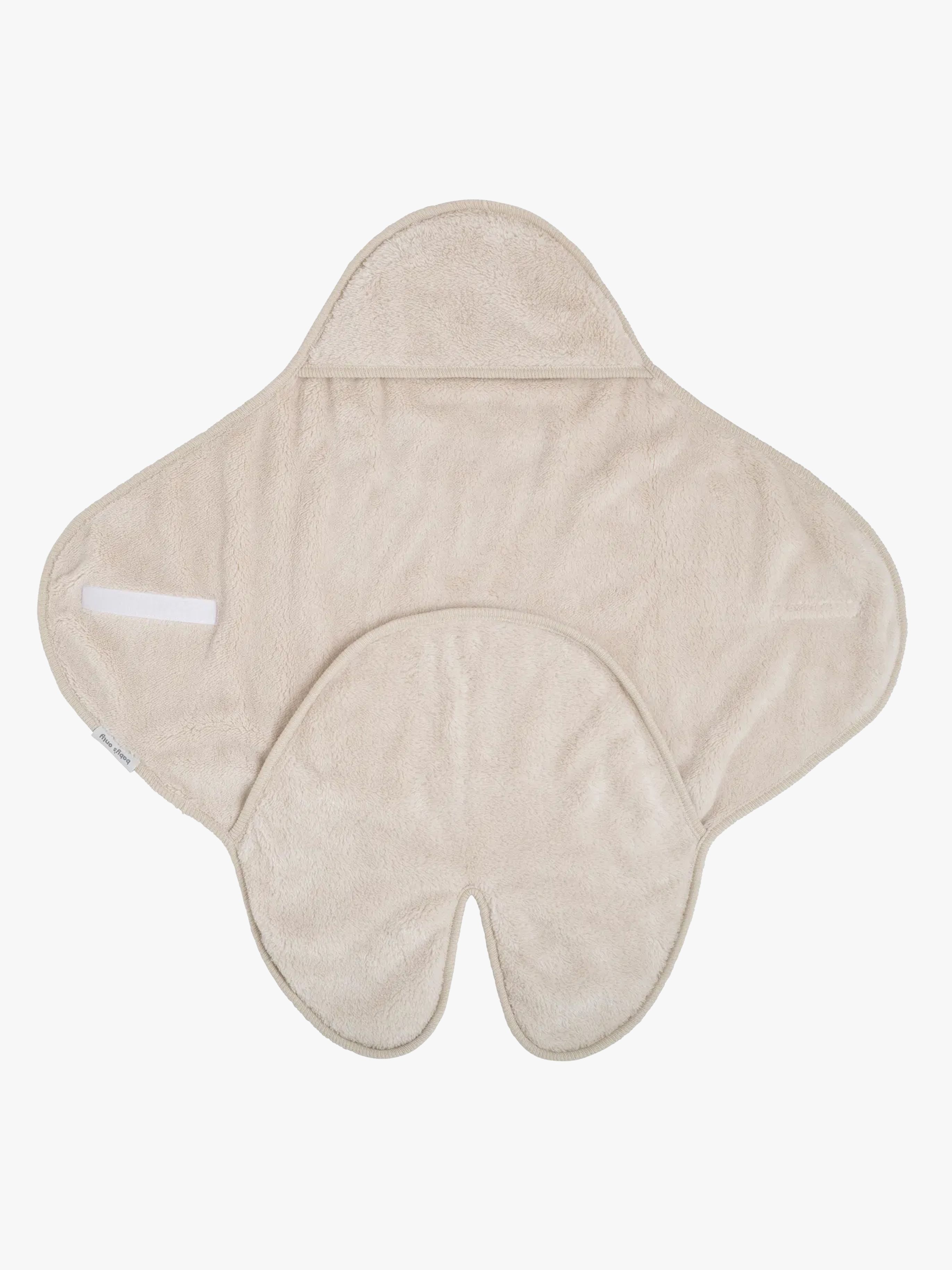 Baby's Only Hooded Baby Filt med Fötter Cozy, Warm Linen