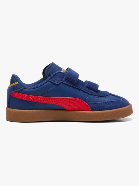 Puma Club II Era V PS Sneakers, Blue Jewel/Red