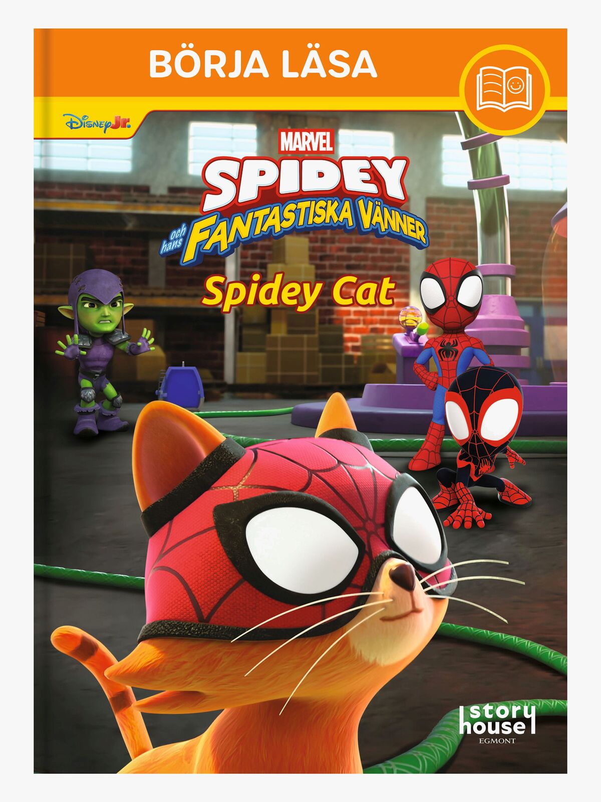 Egmont Kärnan Spidey & His Amazing Friends Börja Läsa Spidey Cat Bok