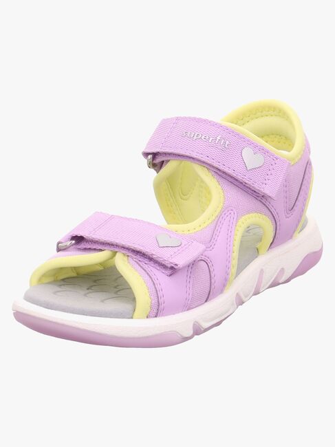 Superfit Pebbles Sandaler, Purple/Yellow