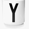 Design Letters Mugg Porslin Y, Vit