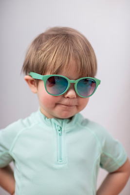 Geggamoja Biegsame Sonnenbrille Breakproof, Neptune Green