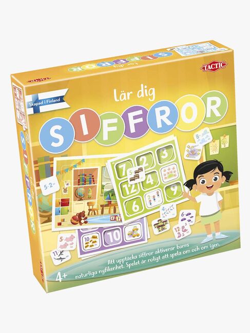 Tactic Barnspel Lär dig siffror