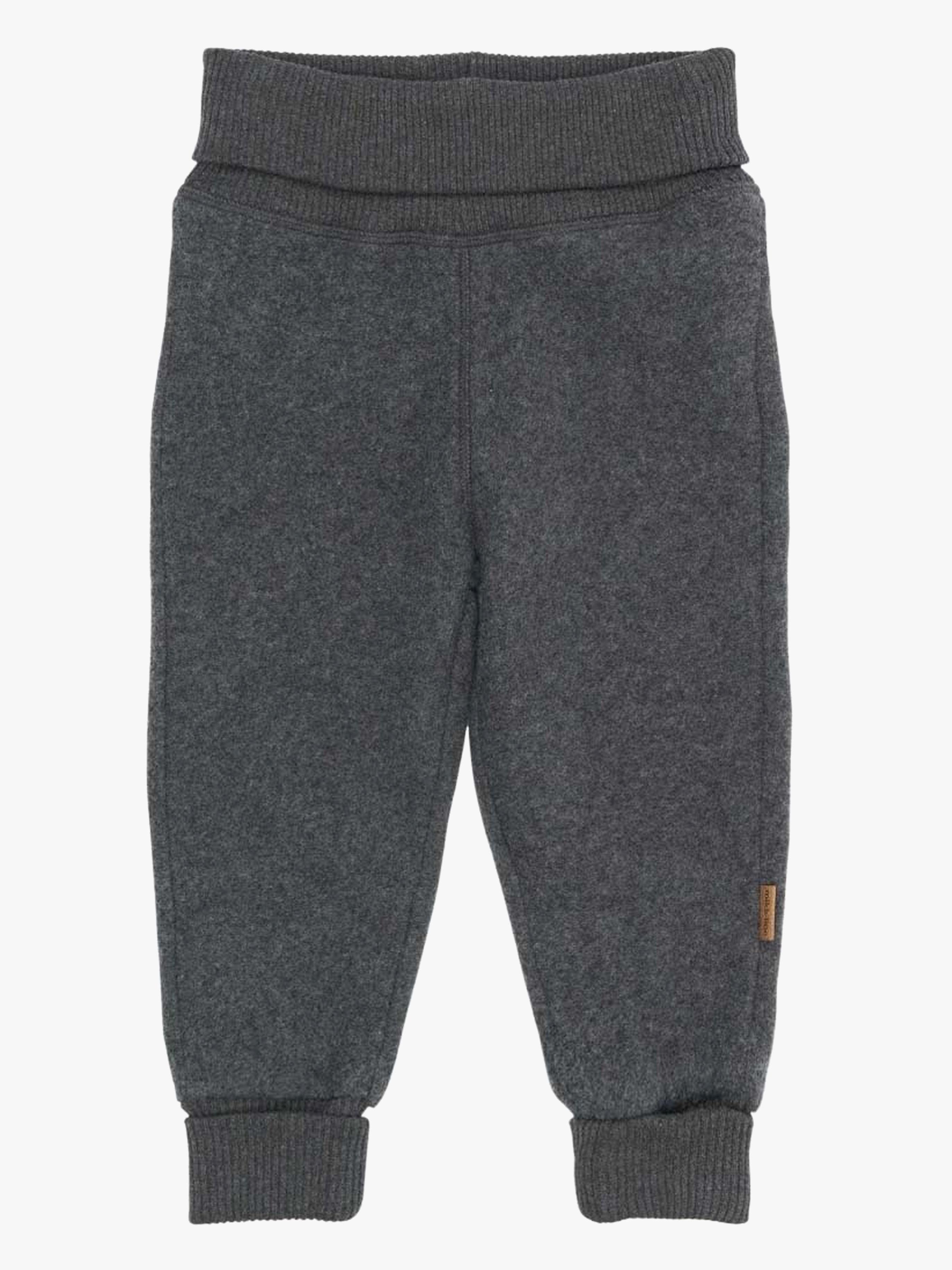 Mikk-Line Fleecebyxor, Anthracite Melange, 80