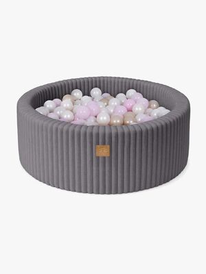 MeowBaby Churros Bällebad Jurassic Grey, Pink/Gold
