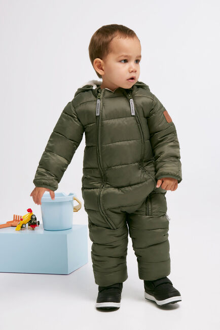 Nordbjørn Pilecub Babyoverall, Green Thyme