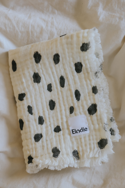 Elodie Soft Cotton Filt, Dalmatian Dots