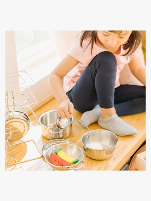 Melissa & Doug Köksset Stekpannor och Kastruller 8 delar
