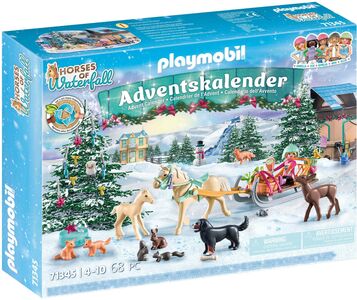 Playmobil 71345 Horses of Waterfall Adventskalender Slädfärd i Juletid
