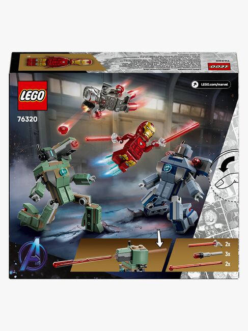 LEGO Super Heroes 76320 Iron Man & War Machine mot Hammer Drones
