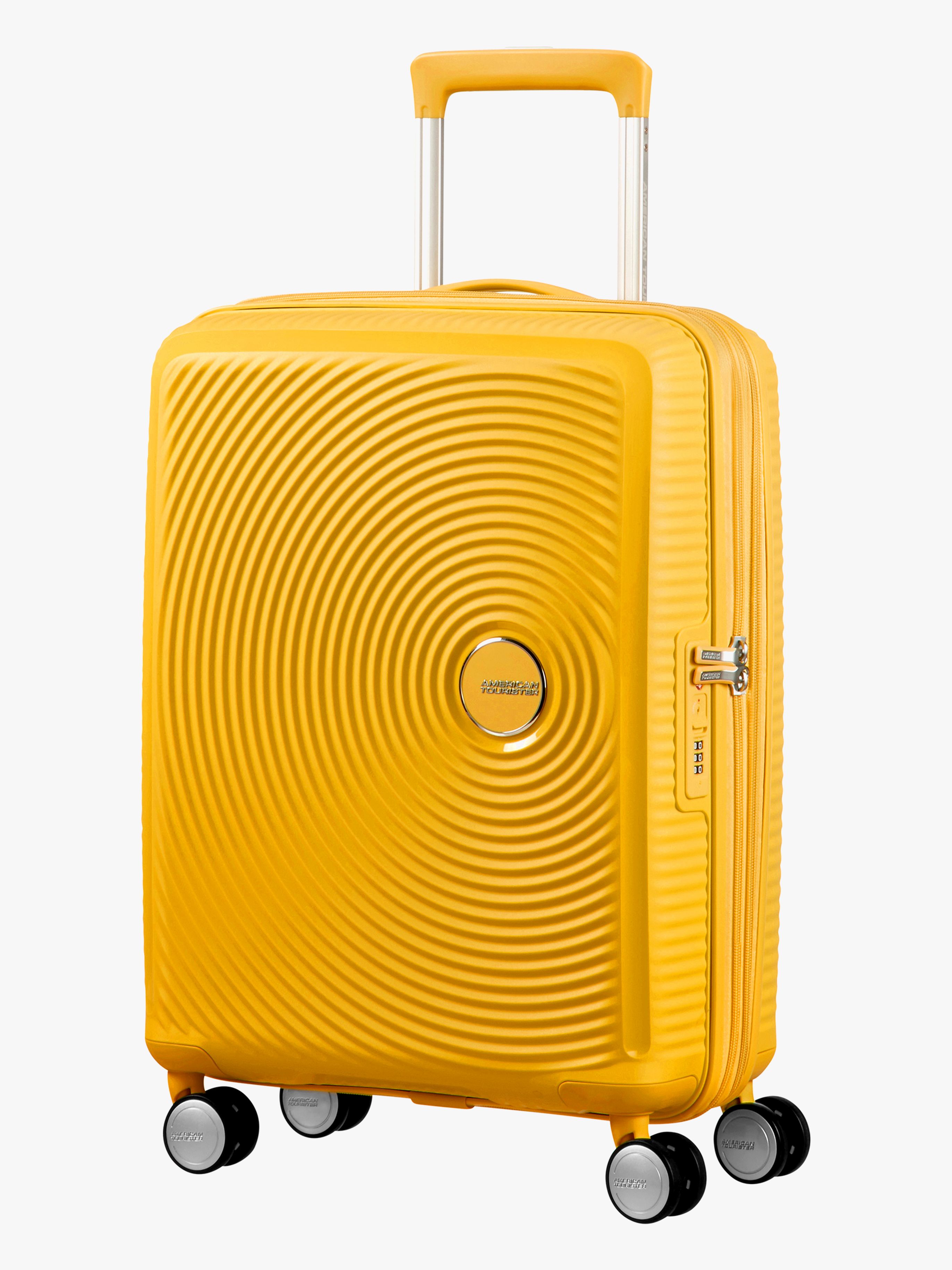 American Tourister Soundbox Spinner Resväska 35.5L Golden Yellow