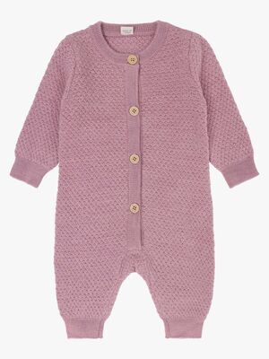 CeLaVi Strikket Jumpsuit Merinoull, Lilas Melange