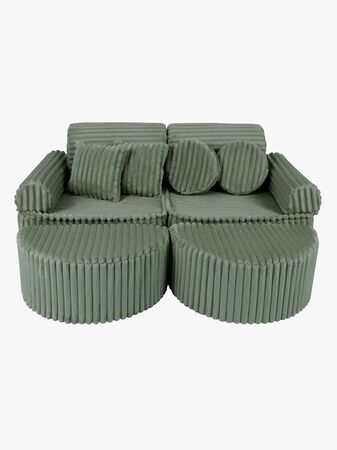 MeowBaby Churros Soffa Max, Olive Sage Green