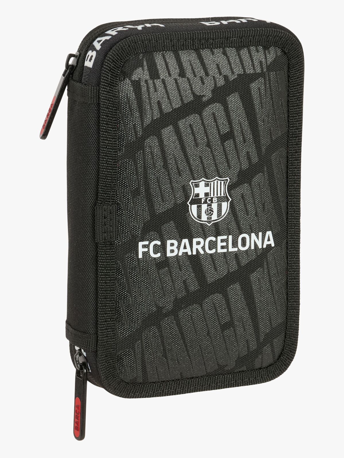 F.C.Barcelona  Fyllt Dubbelpennfodral 29 Delar, Svart