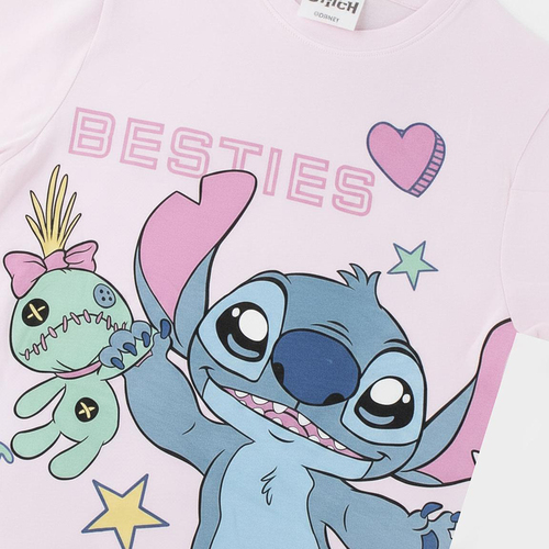Disney Stitch T-shirt, Ljusrosa