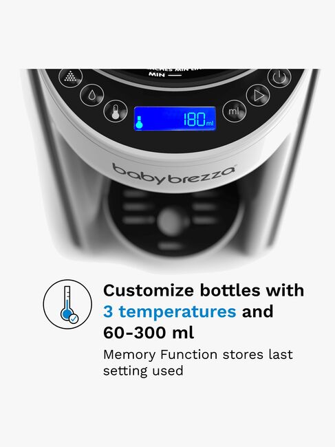 Baby Brezza Formula Pro Advanced Mjölkersättning- och Vällingmaskin, White