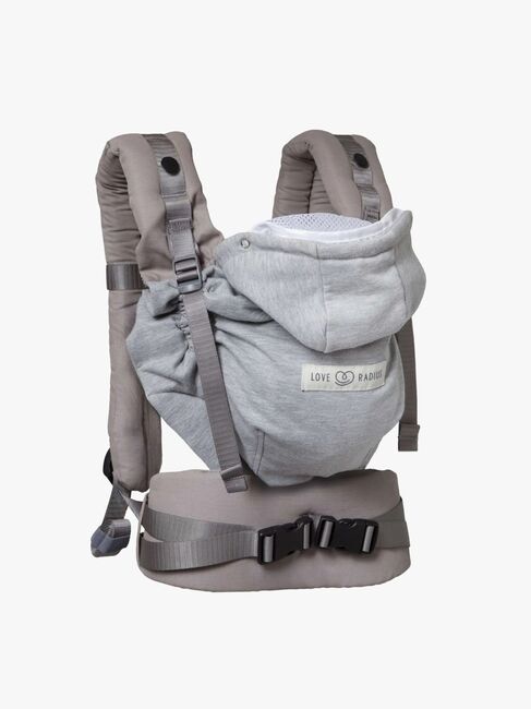 Love Radius HoodieCarrier 2 Bärsele, Athletic Grey