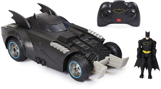 Batman Radiostyrd Bil Med Figur Batmobile
