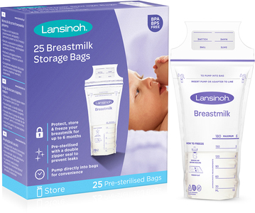 Lansinoh Fryspåsar Bröstmjölk 25-pack